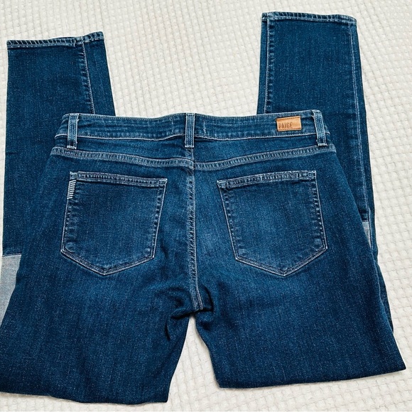 Paige JIMMY JIMMY Boyfriend Skinny Patch Jeans Pants Trousers Benny SZ 30 - Picture 7 of 11